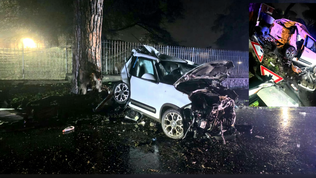 Velletri, sinistro notturno in via Appia sud: cinque giovani soccorsi, due ragazze in condizioni critiche