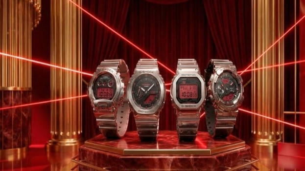 Casio lancia a livello globale la serie G-Sh*ck Fine Metallic: cassa in acciaio e quadranti rossi dal forte imp@tto