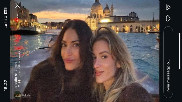 Elodie e Franceska, fuga veneziana tra relax e complicità