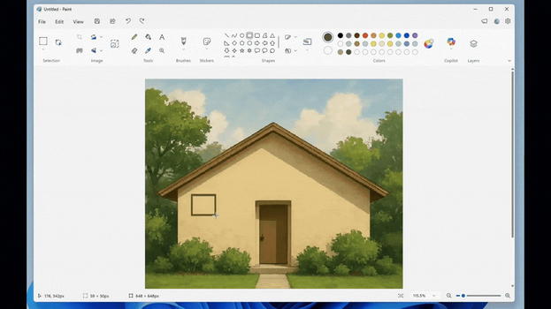 Microsoft Paint cresce su Windows 11: arriva la rotazione libera delle immagini