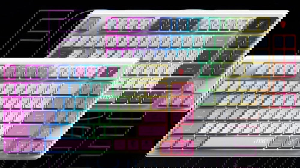 MSI Forge GK600 TKL Wireless: tastiera meccanica compatta con display e batteria a lunga autonomia