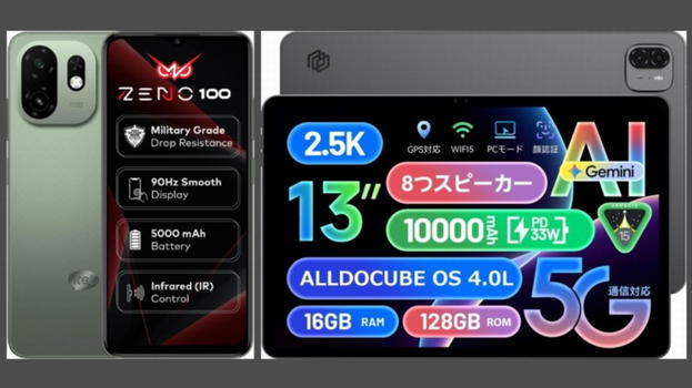 Itel Zeno 100 e Alldocube iPlay 70 Max Pro 4G: smartphone e tablet economici con caratteristiche sorprendenti