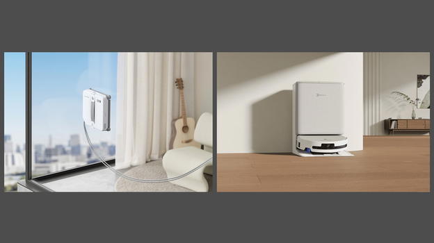 ECOVACS lancia DEEBOT T90 PRO OMNI e WINBOT mini 2: design nordico e robot ultra-compatti per una casa sempre pulita