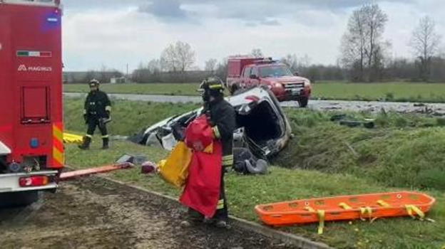 Caravaggio, scontro tra quattro auto sulla Rivoltana: due persone perdono la vita, coinvolti anche bambini
