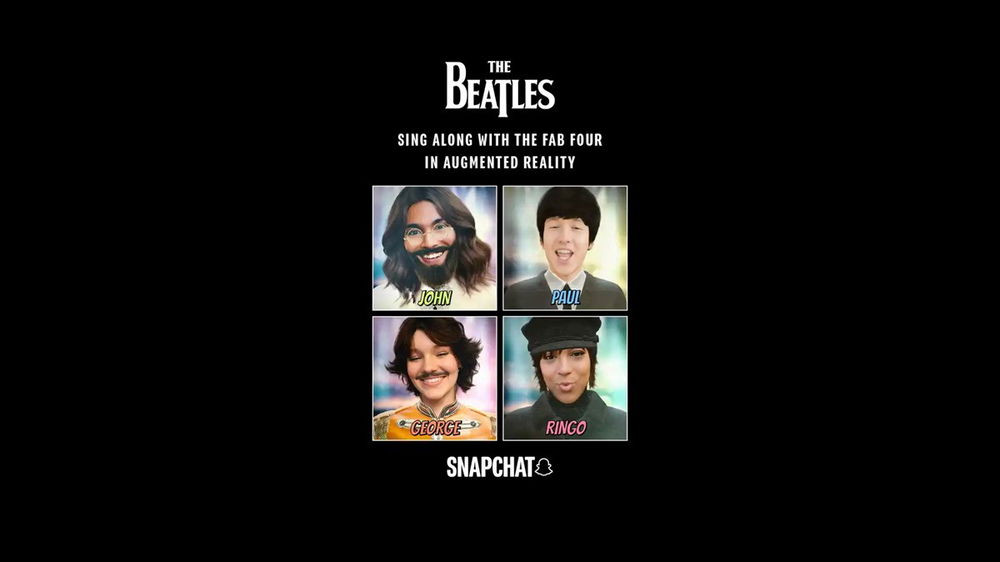 Snapchat celebra i Beatles in realtà aumentata: un viaggio immersivo tra musica e innovazione