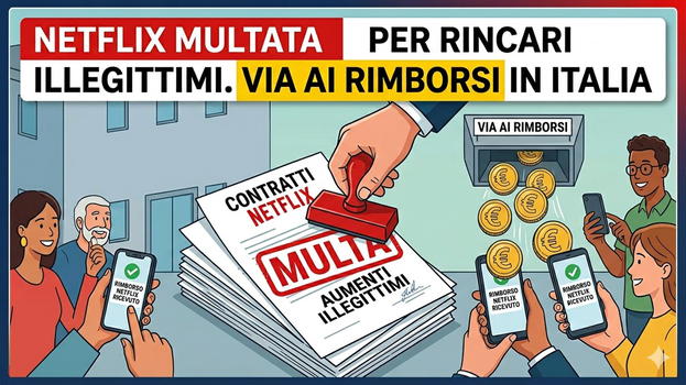 Netflix, aumenti illegittimi dal 2017: rimborsi in arrivo e rischio class action