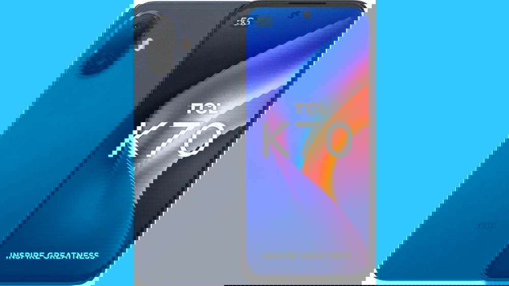 TCL K70 5G ufficiale (quasi): specifiche complete e prezzo basso, ma senza sorprese