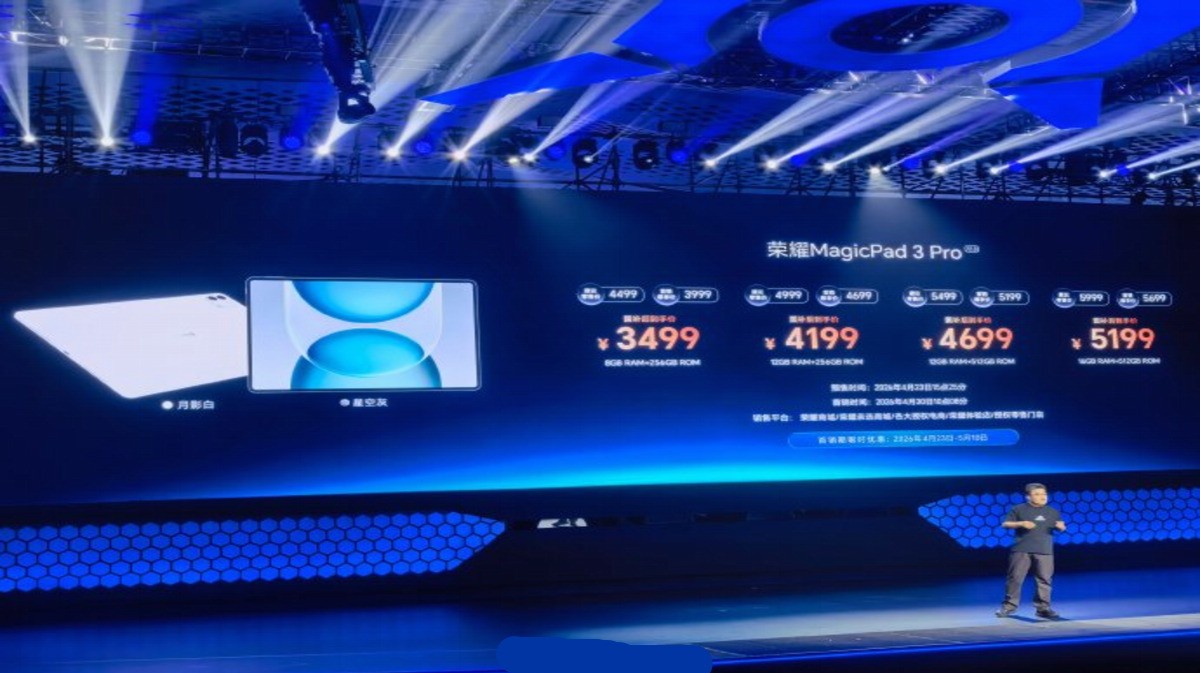 Honor MagicPad3 Pro 12.3 ufficiale: potenza da top di gamma e display OLED da record per il nuovo tablet premium