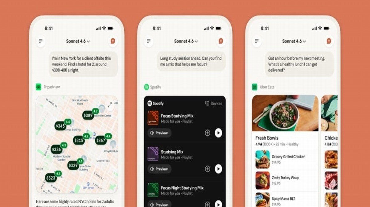 Claude diventa un assistente totale: ora si connette a Spotify, Uber e Booking per gestire vita quotidiana e servizi digitali