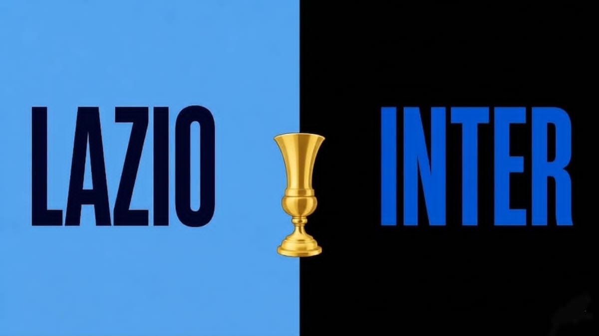 Coppa Italia, all’Olimpico si assegna il trofeo: è Lazio-Inter