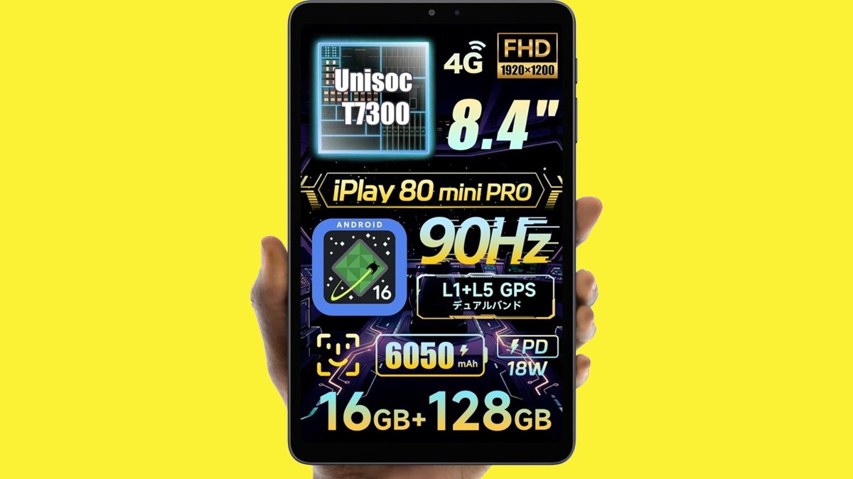 Alldocube iPlay 80 mini Pro ufficiale: il mini tablet Android con GPS dual band