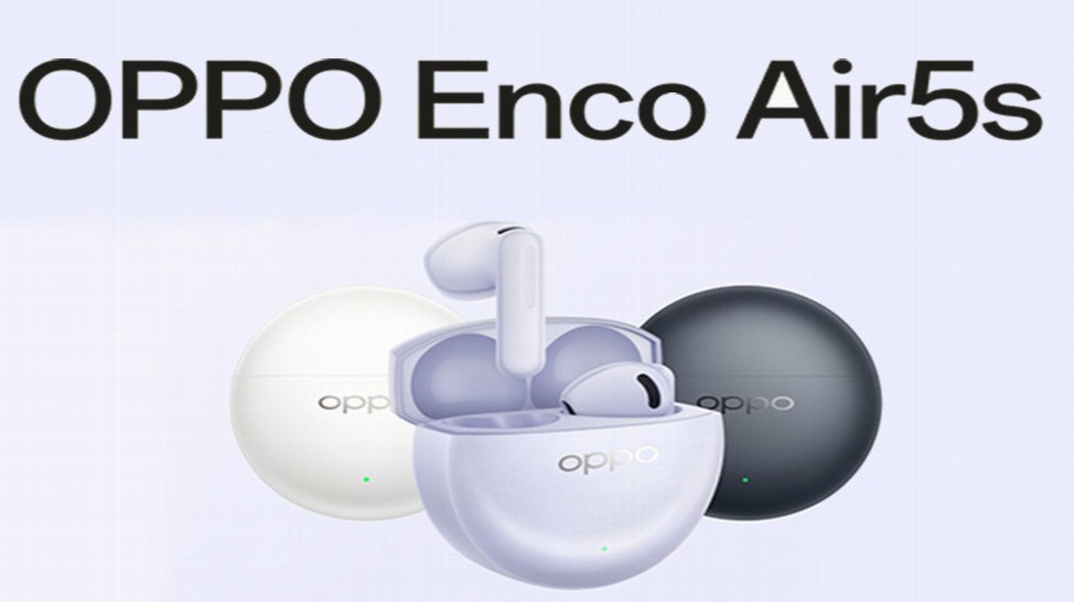 OPPO Enco Air5s ufficiali: auricolari semi in-ear leggerissimi con Bluetooth 6.0 e autonomia fino a 48 ore
