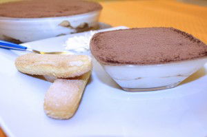 Tiramisù con panna