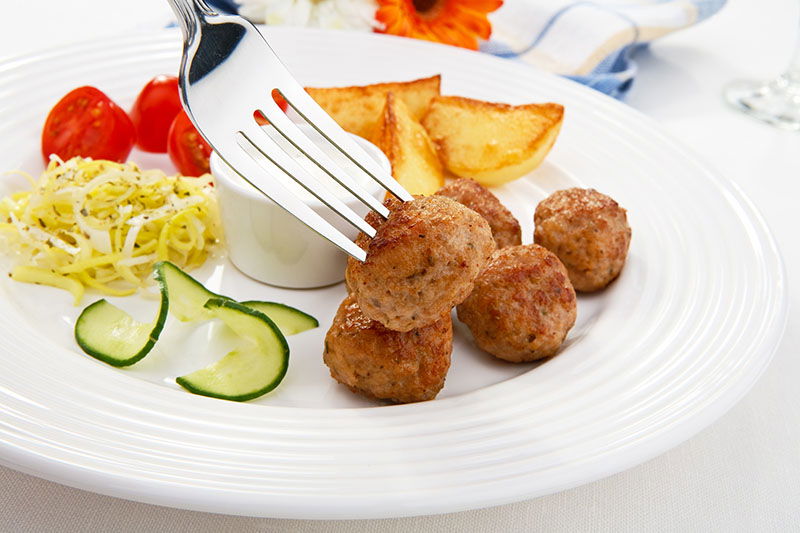 Polpette di vitello profumate al lime