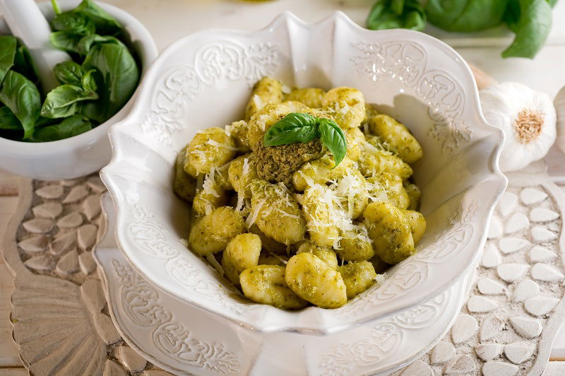 Gnocchi al pesto