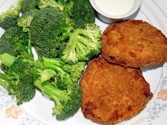 Hamburger di broccoli e patate