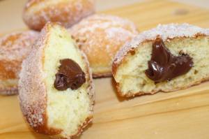 Krapfen con nutella