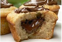 Muffin al cocco ripieni di Nutella