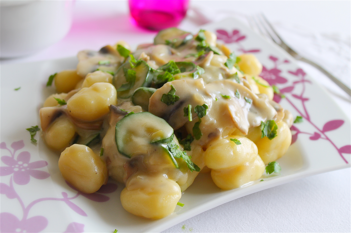 Gnocchi di patate al gorgonzola e verdure - Fidelity Cucina