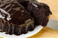 Torta nera al cioccolato fondente