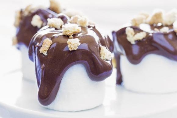 Marshmallow ricoperti di cioccolato