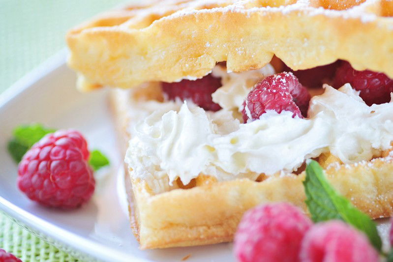 Waffle light senza burro