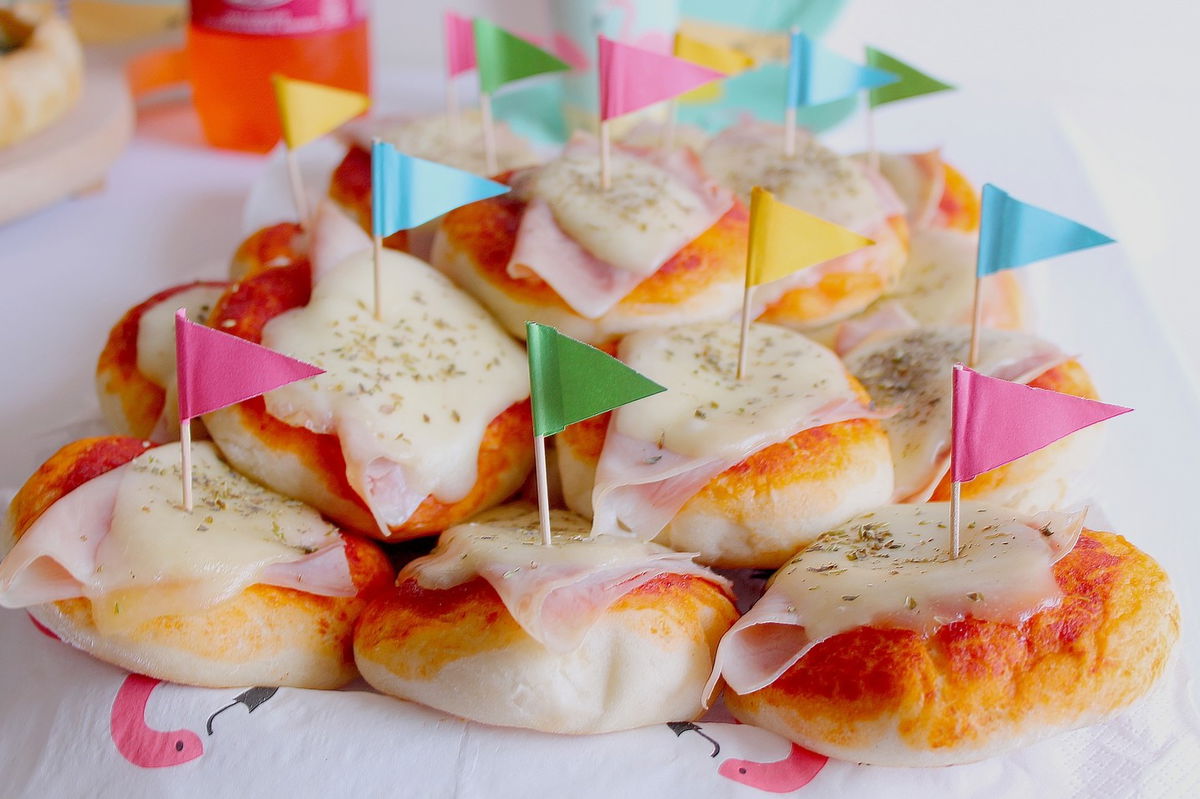 Pizzette con prosciutto cotto e mozzarella Fidelity Cucina