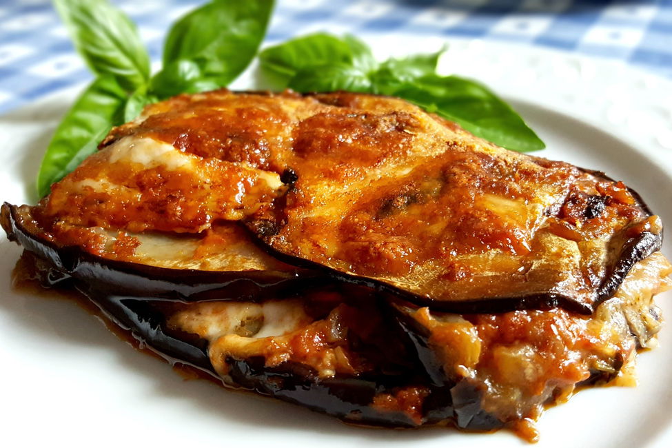 Parmigiana di melanzane vegana