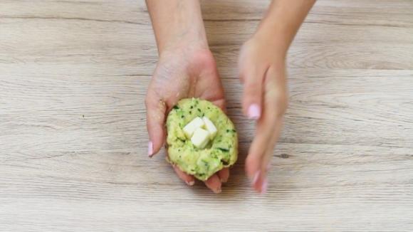 Polpette patate e zucchine al forno