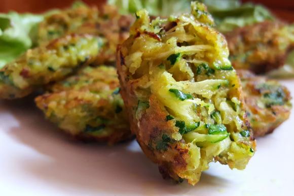 Medaglioni croccanti alle zucchine senza glutine