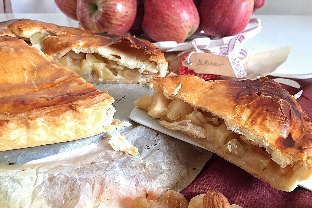 Apple Pie con zenzero e mandorle