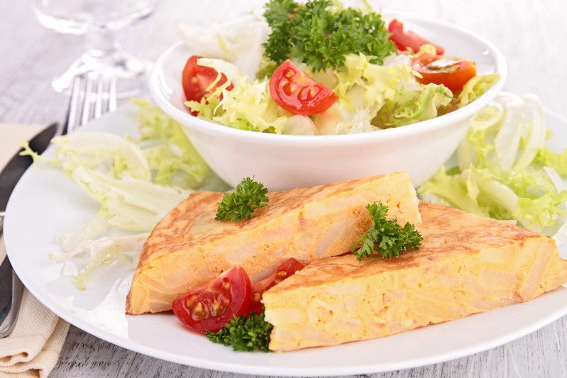 Frittata di zucca e patate