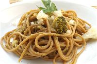 Spaghetti integrali con verdure