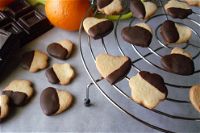 Biscotti arancia e cioccolato fondente