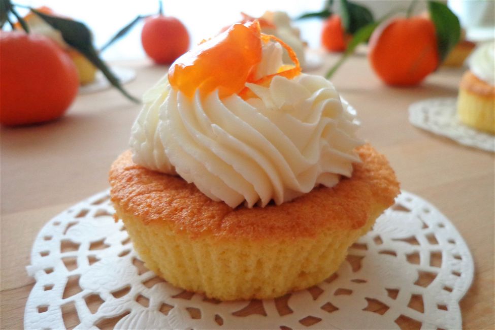 Cupcake mandorle e mandarini senza glutine