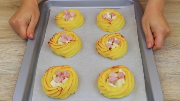 Nidi di purè filanti