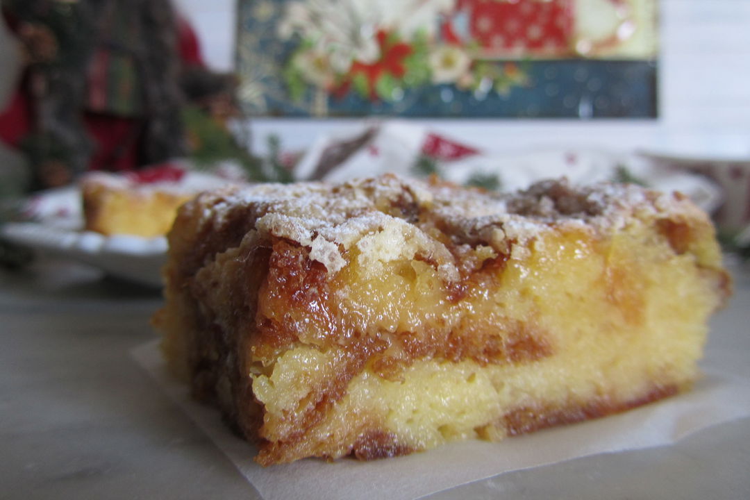 Torta di pandoro e panna