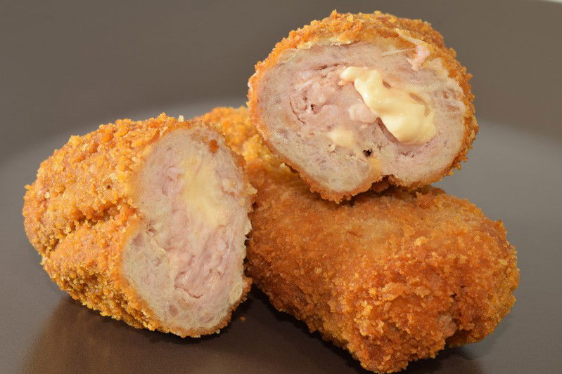 Nuggets di pollo farciti