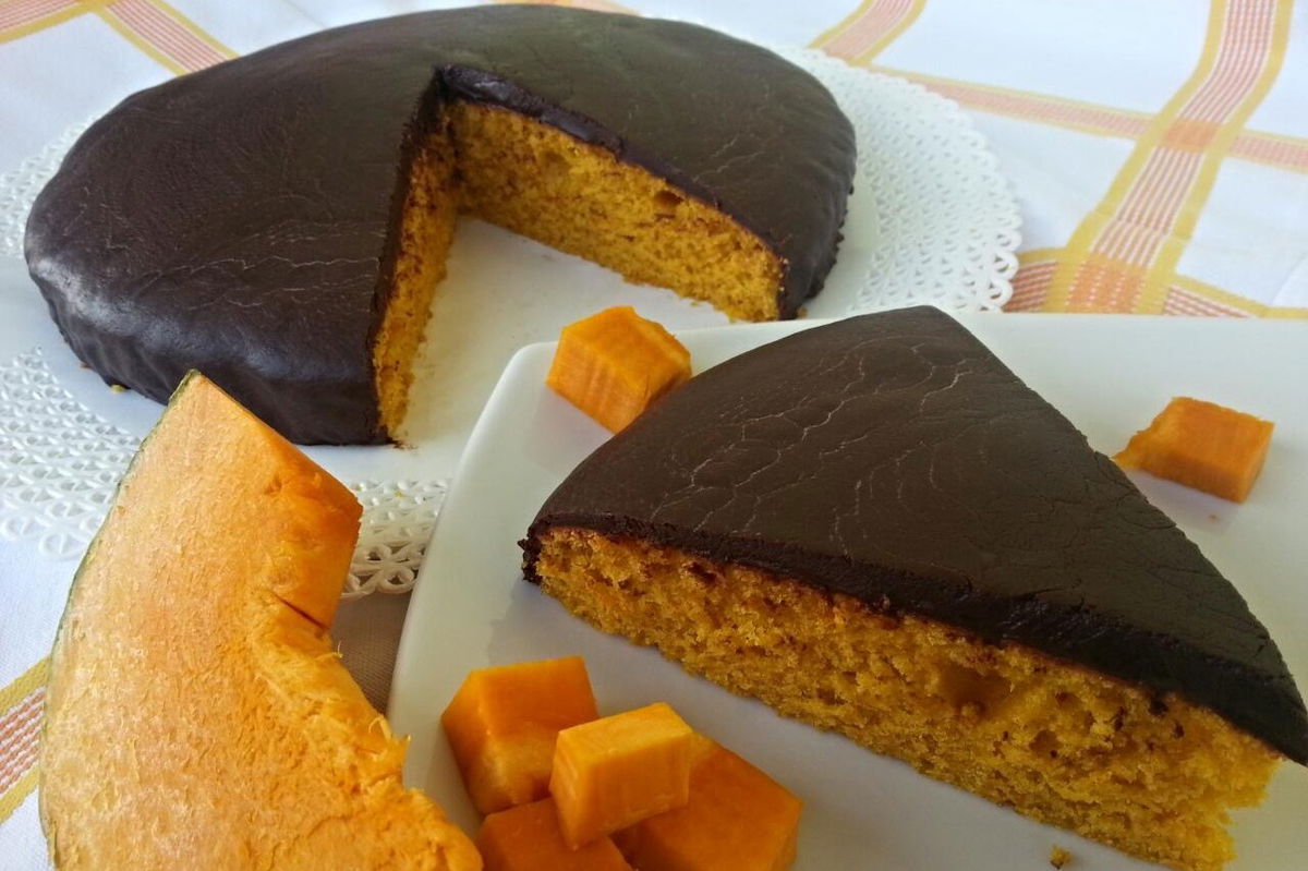 Torta Di Zucca Glassata Al Cioccolato Fondente Fidelity Cucina