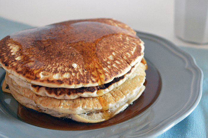 Pancake al latte di mandorla