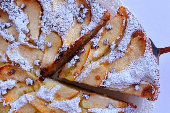 Torta Di Mele Con Ricotta Mandorle E Gocce Di Cioccolato Fidelity Cucina