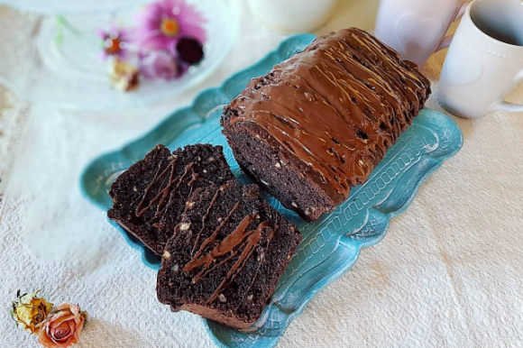 Plumcake al cioccolato con farina di grano saraceno e ...