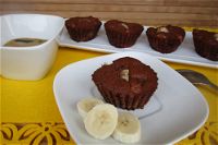 Muffin burrosi cacao e banana