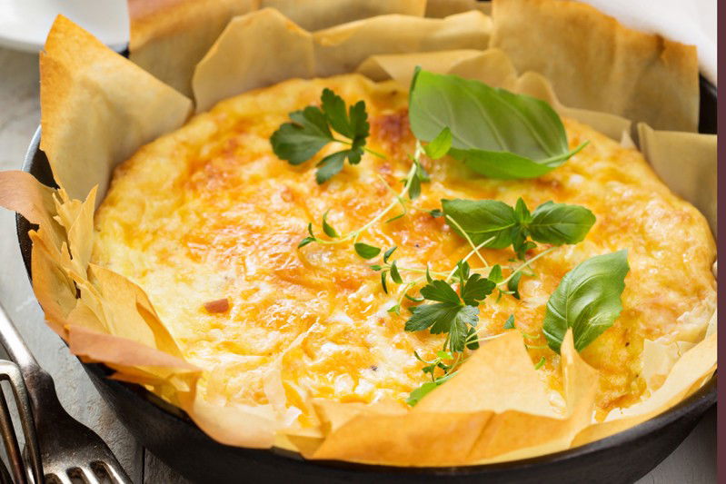 Frittata al formaggio