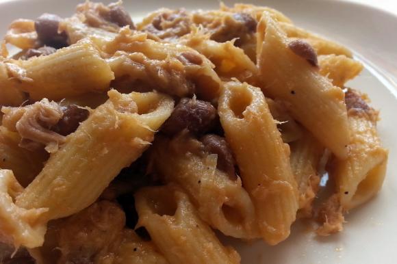 Penne Con Tonno Borlotti E Porri Fidelity Cucina