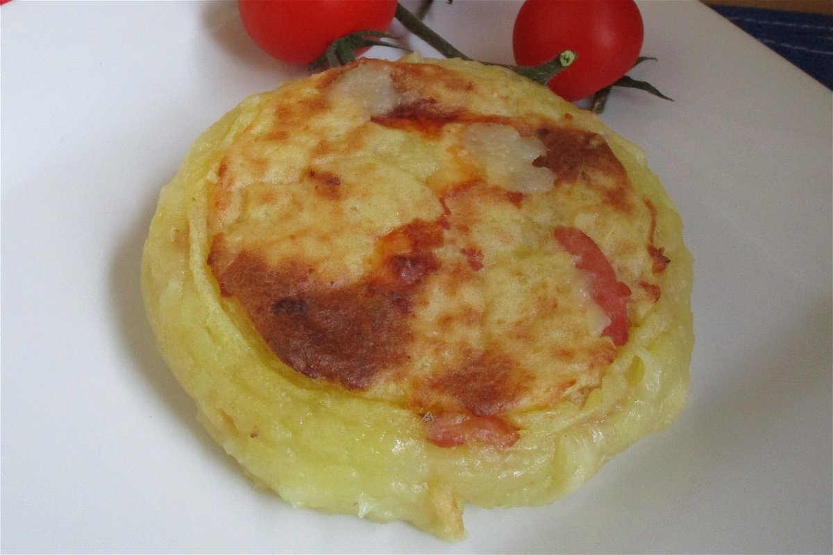 Tortino di patate con pancetta e scamorza affumicata - Fidelity Cucina