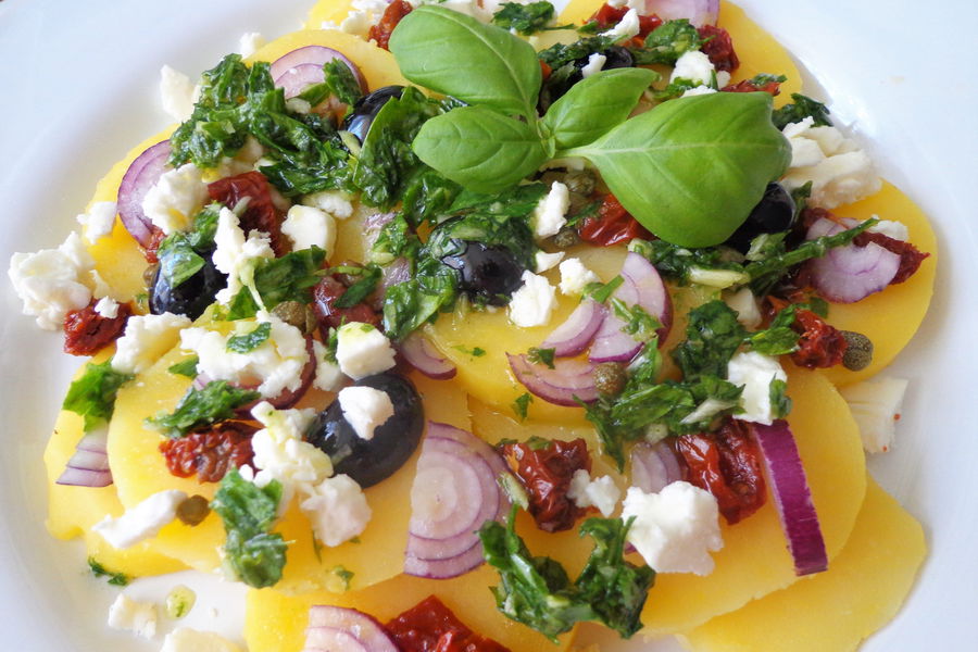 Insalata di patate mediterranea