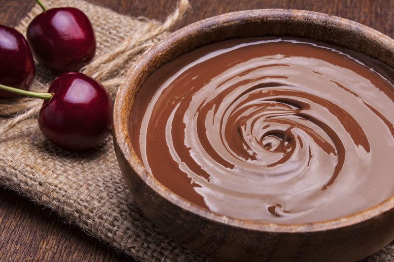 Glassa al cioccolato fondente