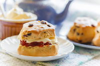 Scones con gocce di cioccolato