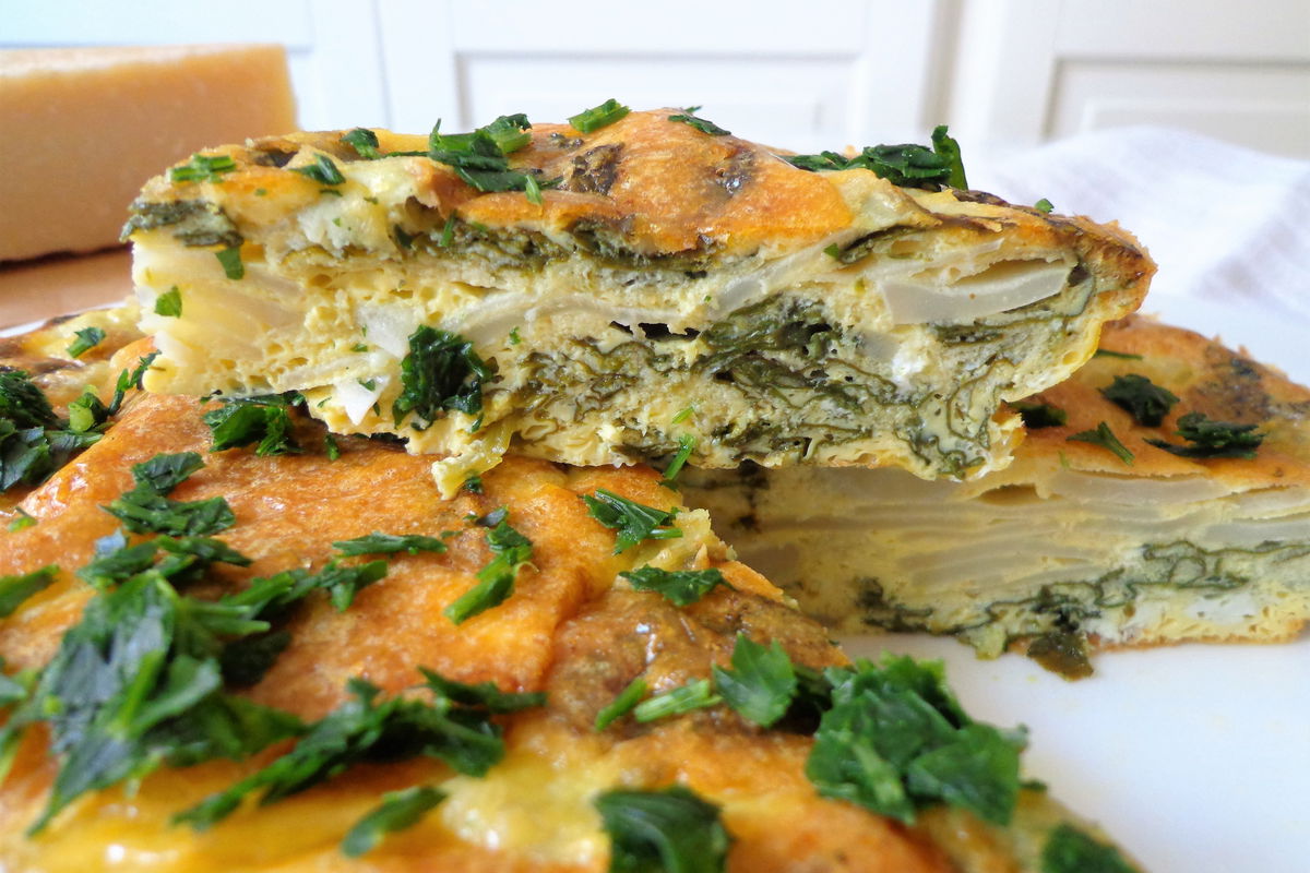 Frittata Al Forno Con Topinambur E Spinaci Fidelity Cucina